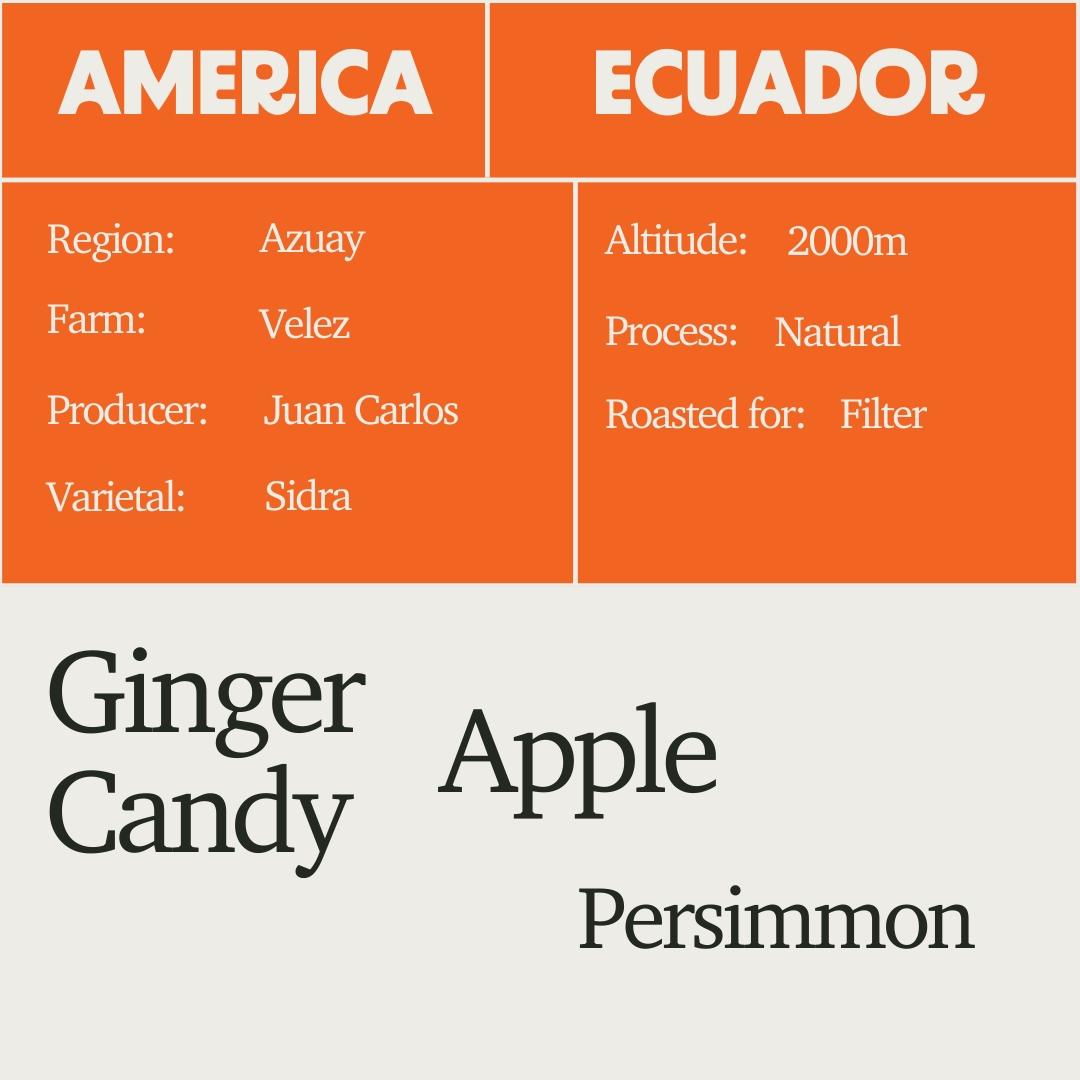 Ecuador - Juan Carlos Velez Sidra Natural