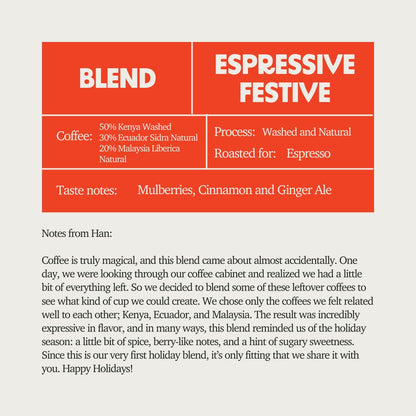 Limited: The Expressive Festive Blend