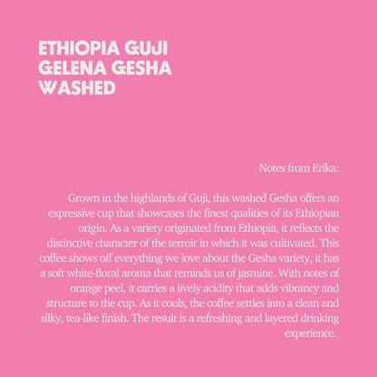 Ethiopia - Guji Gelena Geisha Washed