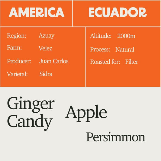 Ecuador - Juan Carlos Velez Sidra Natural