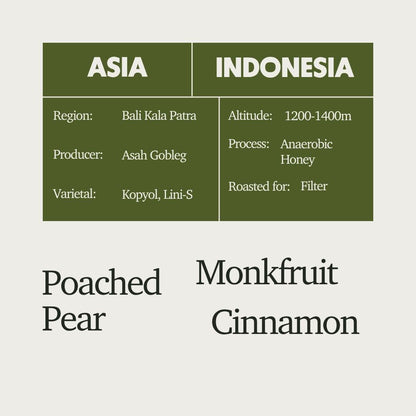 Indonesia - Bali Kala Patra Anaerobic Honey