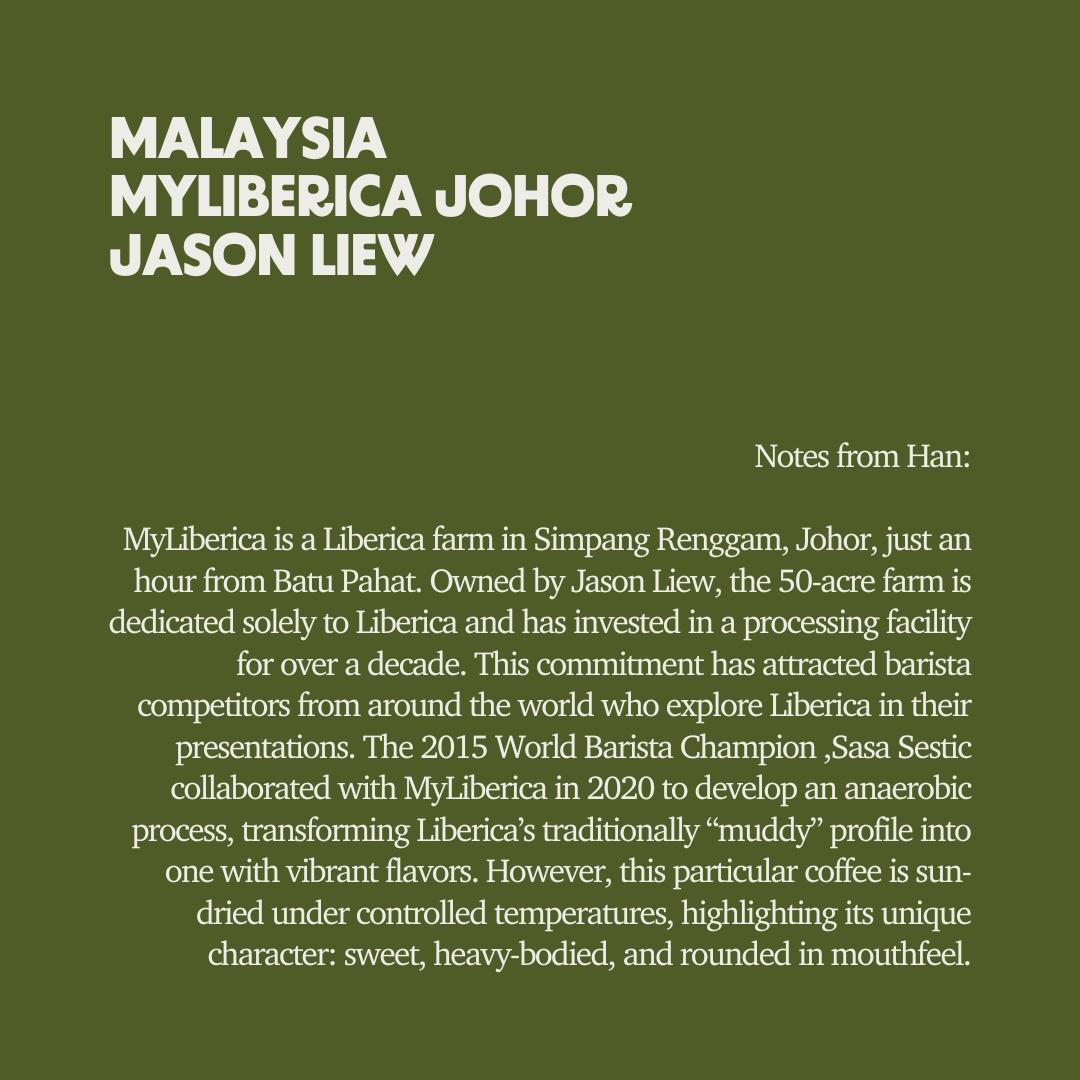 Malaysia - MyLiberica Johor Jason Liew