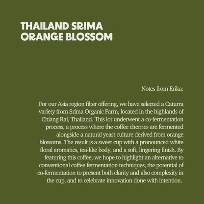 Thailand - Chiang Mai Srima Co-Fermentation Orange Blossom