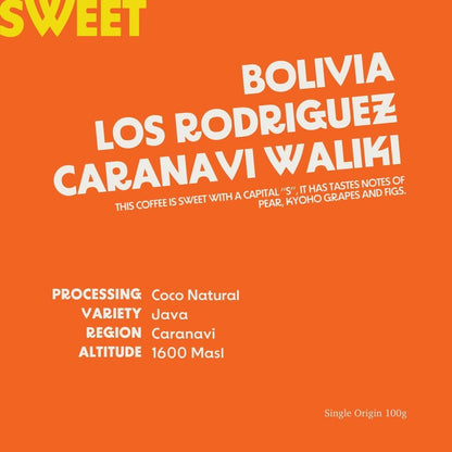 Bolivia - Los Rodríguez Waliki Java Coco Natural