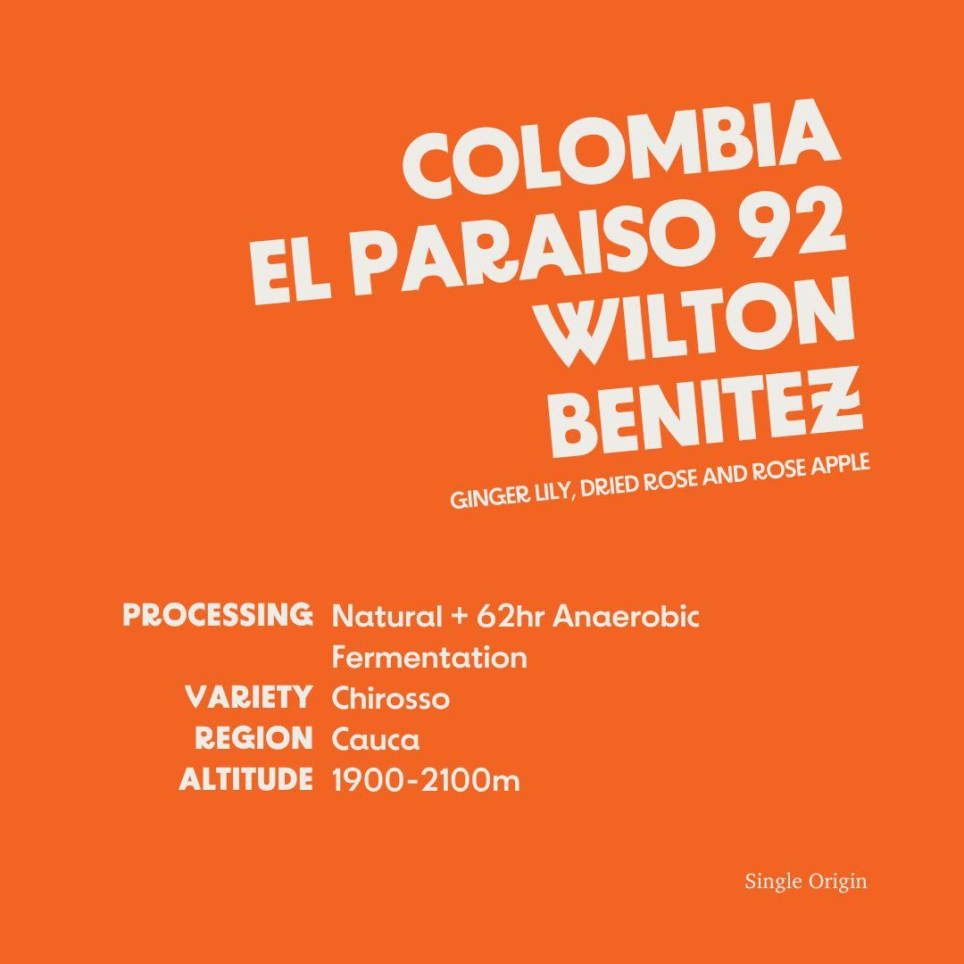 Colombia - El Paraiso 92 Wilton Benitez