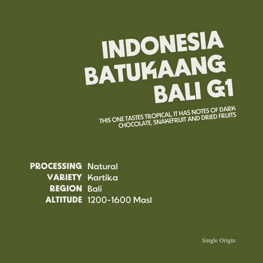 Indonesia - Batukaang Bali G1